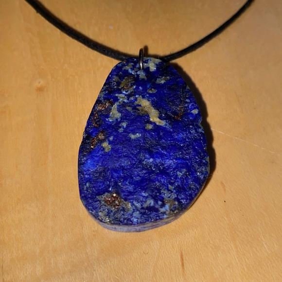 Jewelry - REAL Azurite From New Mexico Raw Stone Necklace